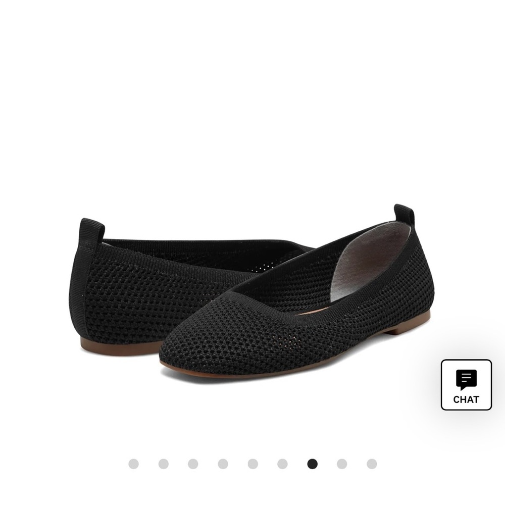 Lucky Brand Daneric Black Ballet Flats Sz 7/7.5